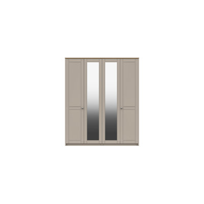 Newhaven 4 Door Manufactured Wood Wardrobe