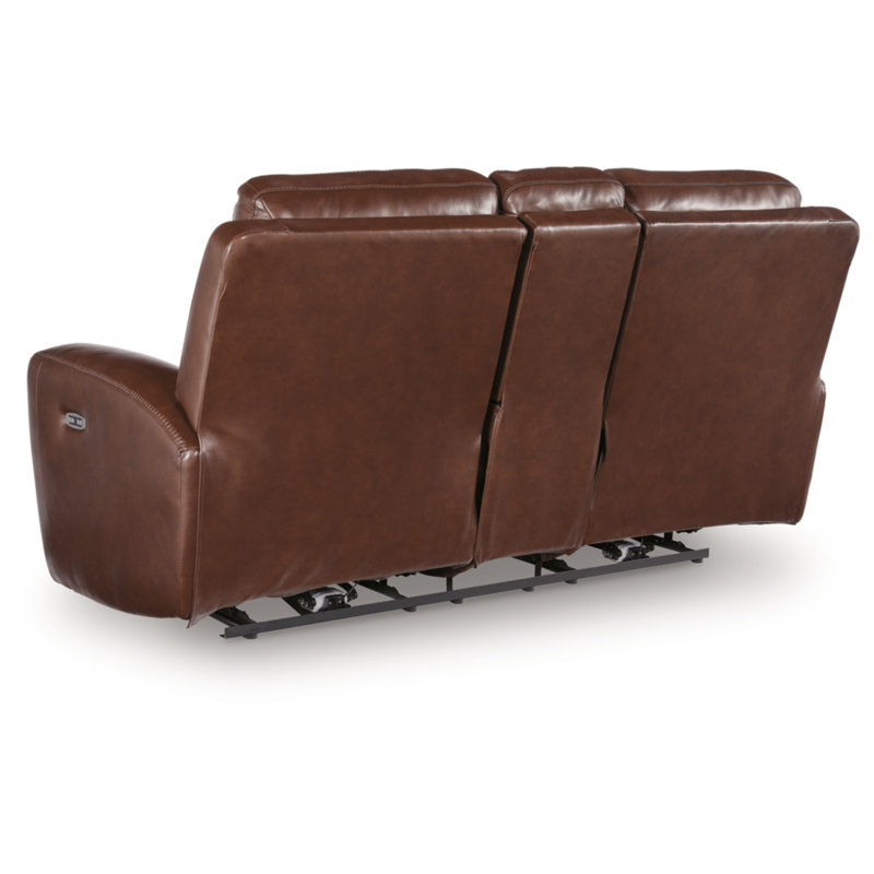 Aimee Power Reclining Loveseat With Console