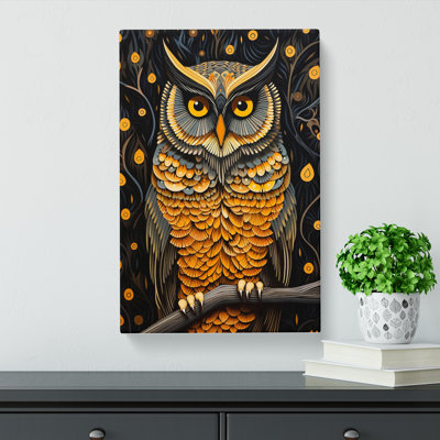 Owl No.2 - Wrapped Canvas