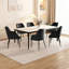Fauteuil rembourré en velours Sabid-1311784800