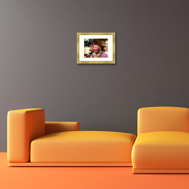 Cadres photos muraux Matte Gallery - Basics by Wayfair ™, Doré, 11 po x 14 po emmêlé à 8 po x 10 po