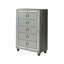 Commode argentée CHLOE GEMSTONE