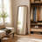 Arched Full Length Mirror With Stand, Wall-Mounted Or Leaning Design-248923918