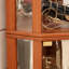 Vitrine d'angle vitrée d'angle pour vitrine d'angle