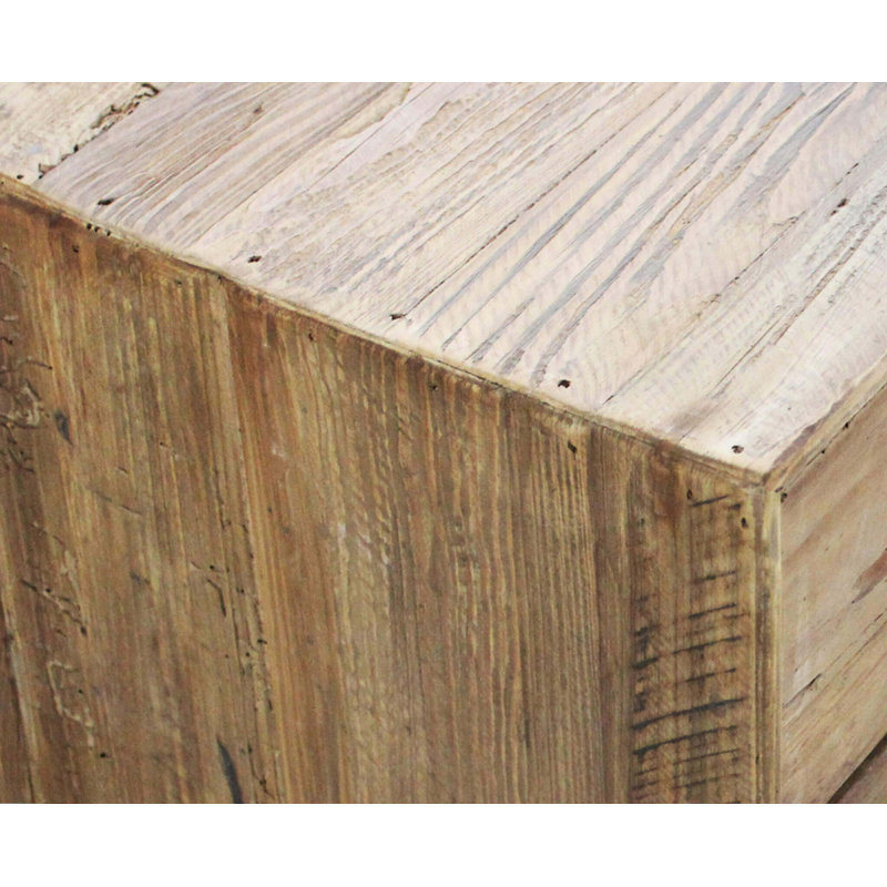 Bodak 90cm W Solid Wood Bedside Table
