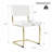 Upholstered Counter Stool with Metal Frame-94413450-94413451