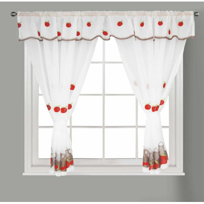 Klatt Semi Sheer Curtain Panel Pair