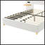 Grand lit plateforme tapissier