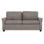Canapé-lit convertible avec ports USB, canapé-lit double pour salon moderne, gris