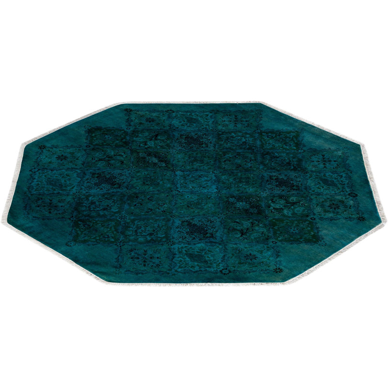Overyed One-of-a-Kind Octagon 6'4" X 6'4" Hand Knotted Area Rug