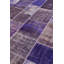 Tapis mauve / gris surdimensionné 8 pi 3 po x 10 pi 5 po Overdye