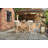FSC 1 Roma Bar set 100cm High Table with 4x Deluxe Roma Bar Stools