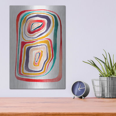 Ivy Bronx «Rainbow Abstraction» par Svetlana Aleynikova, art mural en métal