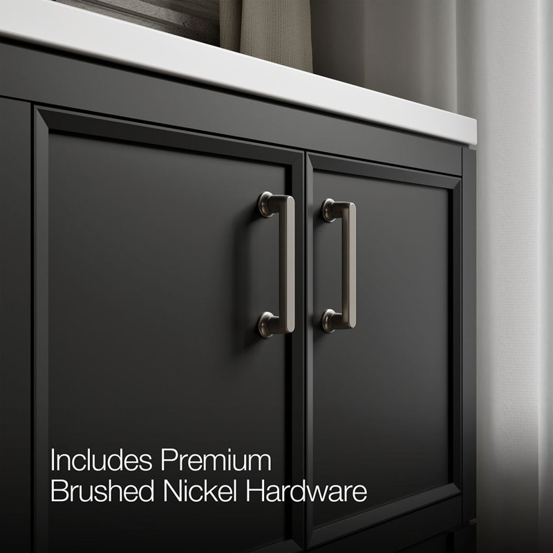 Winnow 60-In Bathroom Vanity Set, Slate Gray