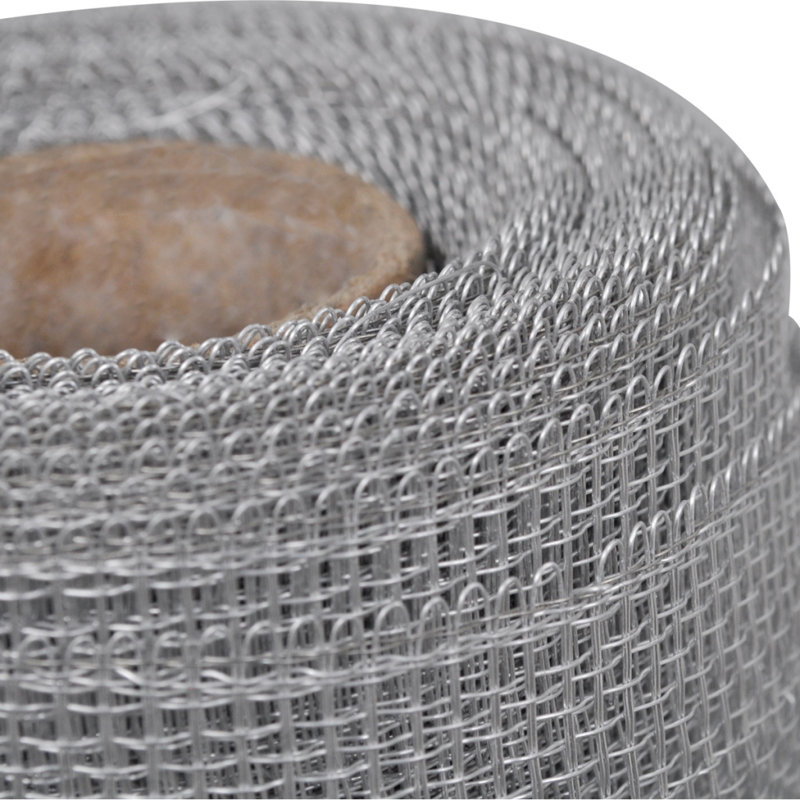 Silver Wire/Mesh Fence, 112 x 2000 cm