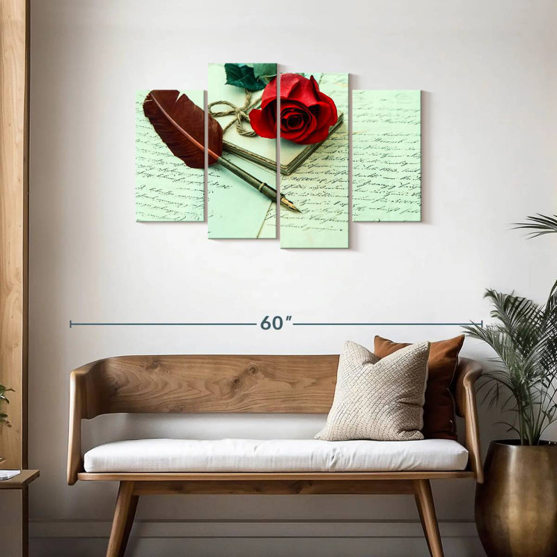 Hardie rose et lettre d'amour