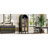 Modern Farmhouse Arched Cabinet with Glass Doors-767762431
