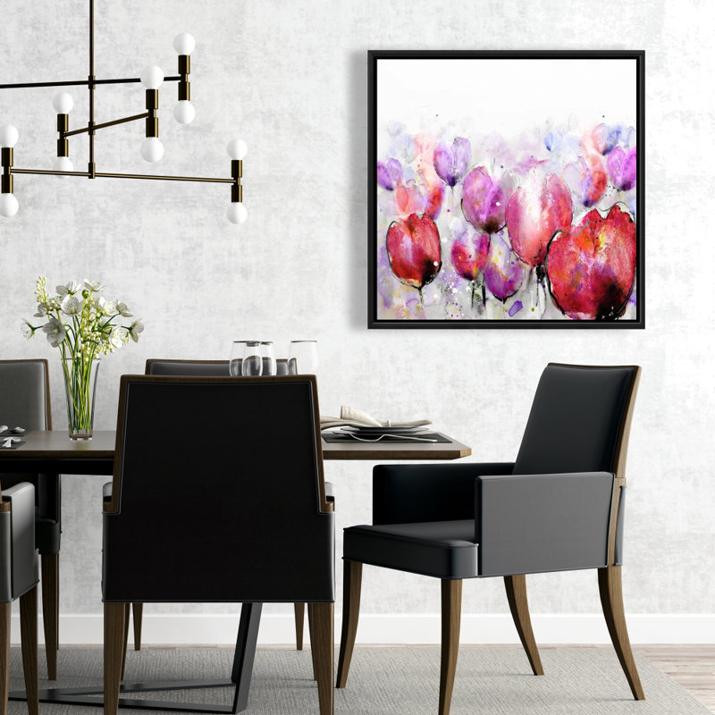 " Pink Tulips Field "