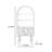 Minimalist Arched Bookcase Storage