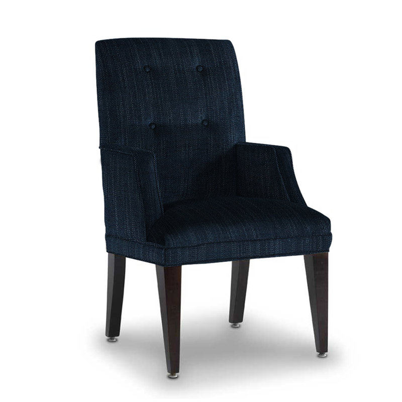Upholstered Arm Chair, Storm Polyester