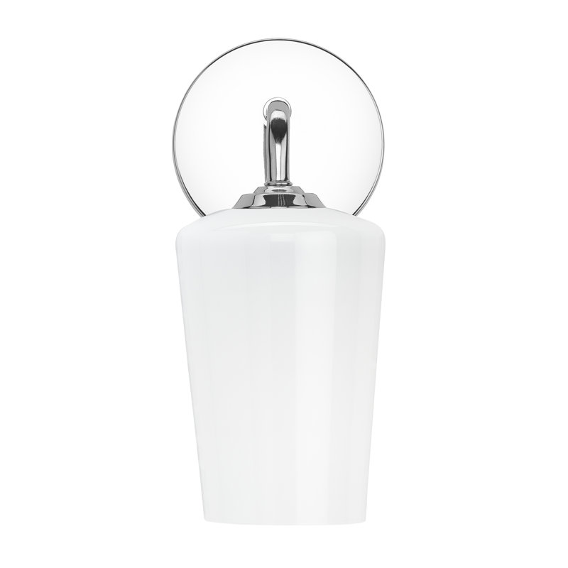  Celino One-Light Wall Sconce with Glass, Clear, Polished Chrome
