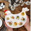 Assiette en céramique pour œufs