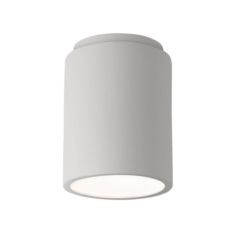 Plafonnier encastré 1 lumière 6,5 po Sumatra, Bisque, Incandescent (Not Included)
