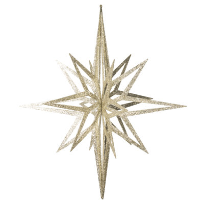 Ornement étoile scintillante Vickerman 3D