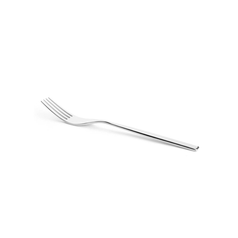 Fourchette en acier inoxydable Alicia | 8,25 po, argent, ensemble de 12