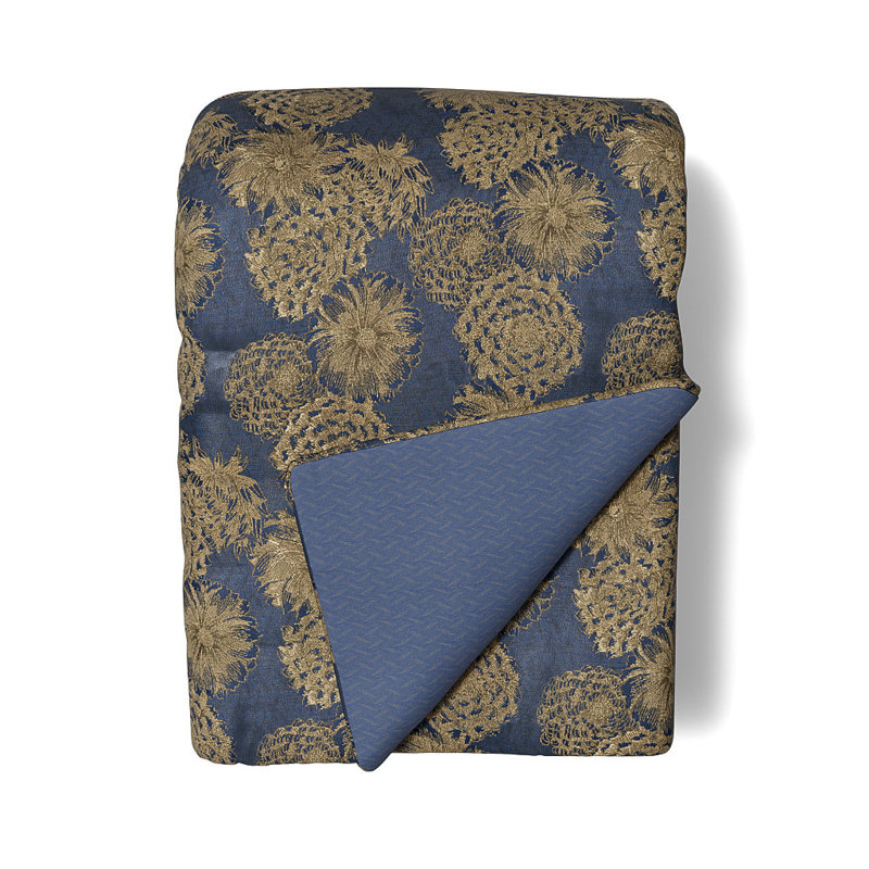 The Met x Ann Gish Chrysanthemum Viscose Throw