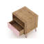 Table de chevet 20 po Rockefeller en rose (seulement)-705127778