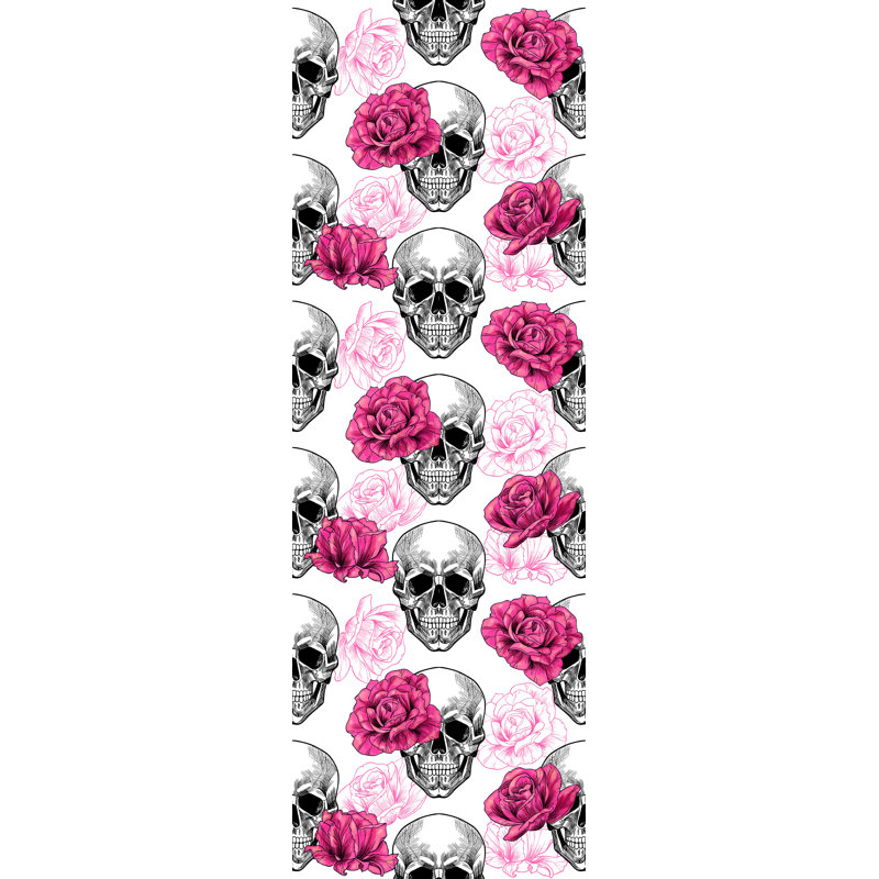 Rouleau de papier peint adhésif Solange Skull Roses L 6,25 pi x l 25 po Solange