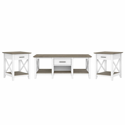 Huckins 3 - Piece Living Room Table Set