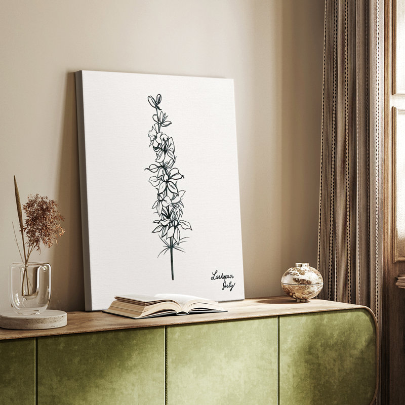 Fleurs Annuelles VII - Cavas Gallery sur mesure, H 27 po x l 18 po