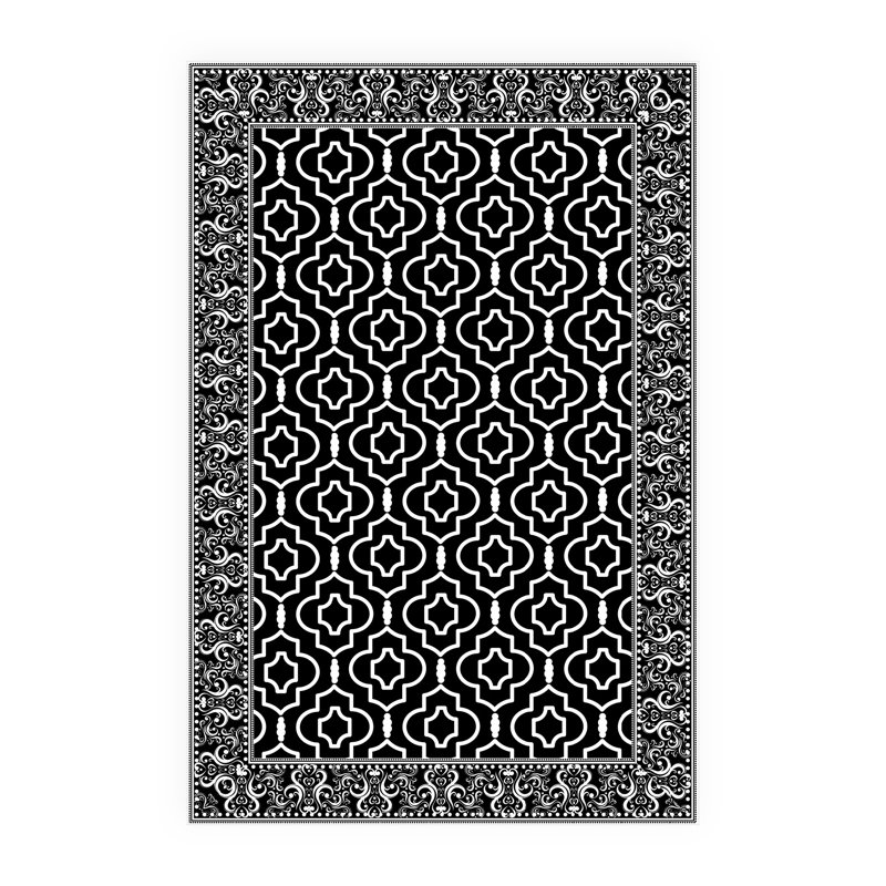 Bynoe Non-Slip Geometric Indoor Doormat, Rectangular 136 x 203cm