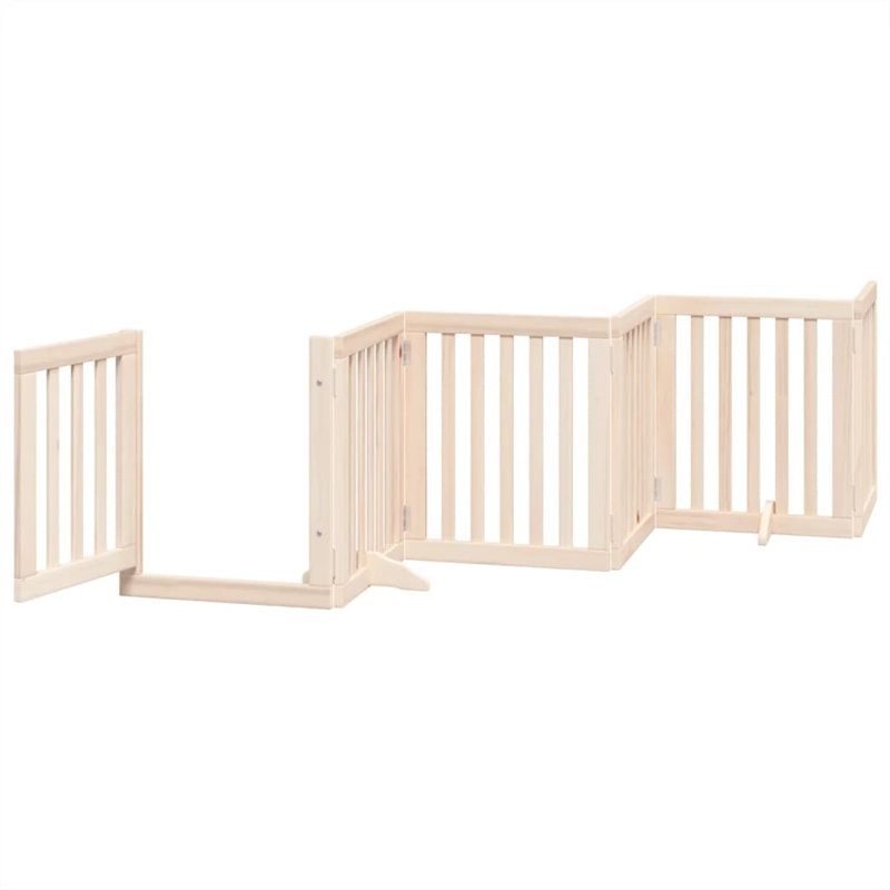 Quantico Solid Wood Dog House Door, 60cm H x 750cm W x 2cm D, Beige