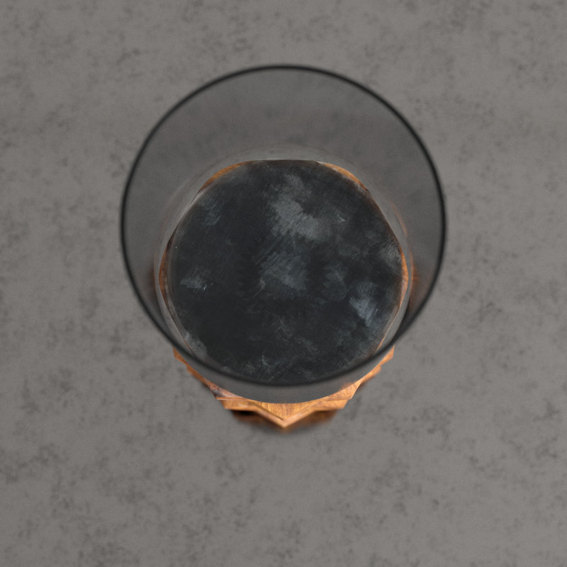Hex Nut Hurricane Candle Holder, 16.25" H x 5.5" W x 5.5" D