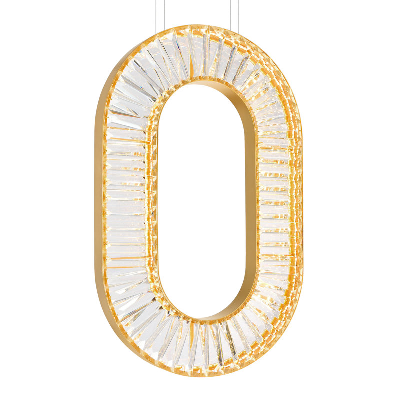 Luminaire suspendu cylindrique à 1 lumière DEL Olmead