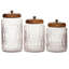 Vicknair Glass Canister - Set of 3