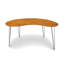 Sage Kidney Desk With Metal Legs
