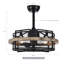 Ventilateur de plafond 20 po avec lumières DEL et télécommande Rishel