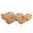 Aria Contemporary Bohemian Handwoven Water Hyacinth Nesting Storage Baskets with Handles (Set of 5)-286411744
