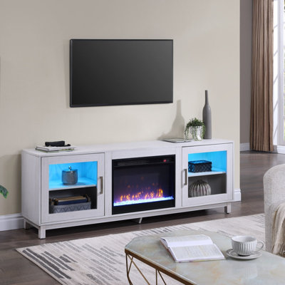 Console 70 po avec foyer et chauffage