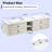 Nikitha 84'' Double Bathroom Vanity with Engineered Stone Top