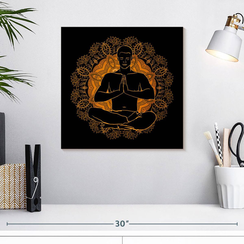 Kerrick Lotus Meditation, H 16 po x l 16 po
