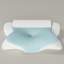 Oreiller cervical ergonomique en mousse à mémoire de forme, oreiller de soutien pour le cou avec housse amovible en soie et en coton, et coussin rond amovible-572435185