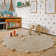 Cotton Area Rug in Olive/Gray