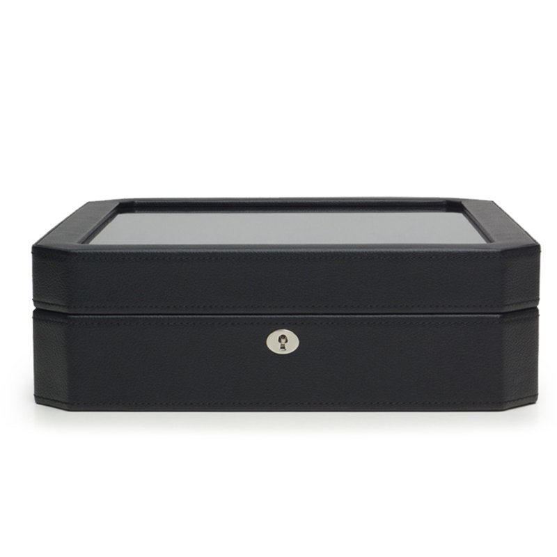 Boîte à montre 15 pièces, H 4 po x l 12,5 po x P 9,75 po