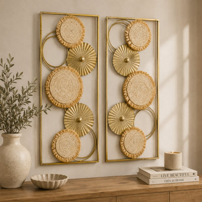 Terra Circle Framed Wall Decor Set