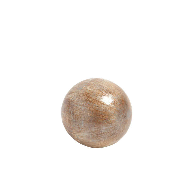 Enamel Sphere-Pale Gold